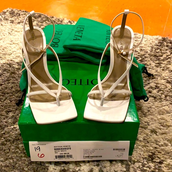 SOLD Bottega Veneta Stretch Leather Sandals - Picture 1 of 6